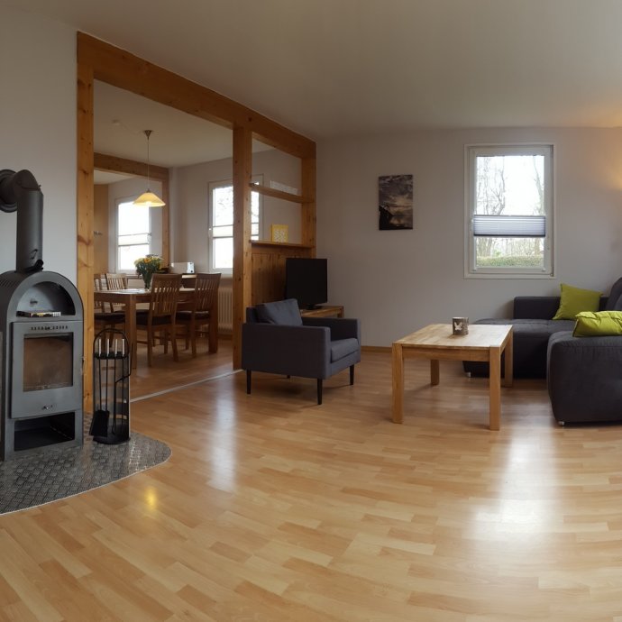 Wohnzimmer - Ferienwohnung "Weizen" im EG