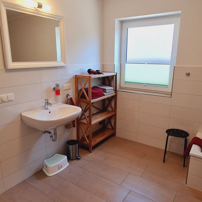 Badezimmer - Ferienwohnung "Hase" im EG